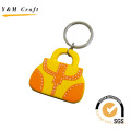 Mushroom Shape and Four - Leaf Clover PU Keyring (Y03392)